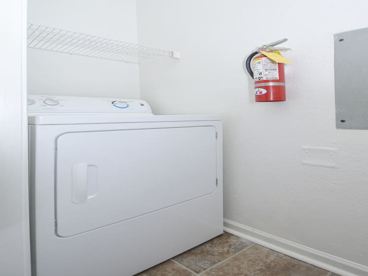 Connections for Washer and Dryer